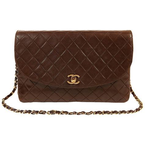 chanel black and brown bag|chanel bag brown vintage.